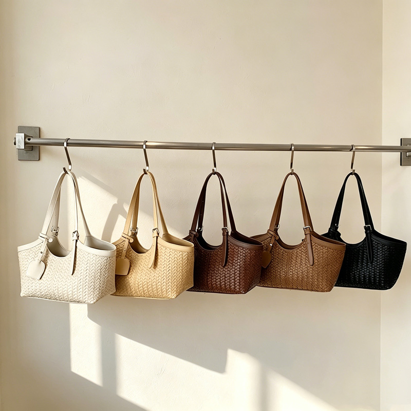 Women Bags Large - CLAREGQI Hand Woven Tote Bag for