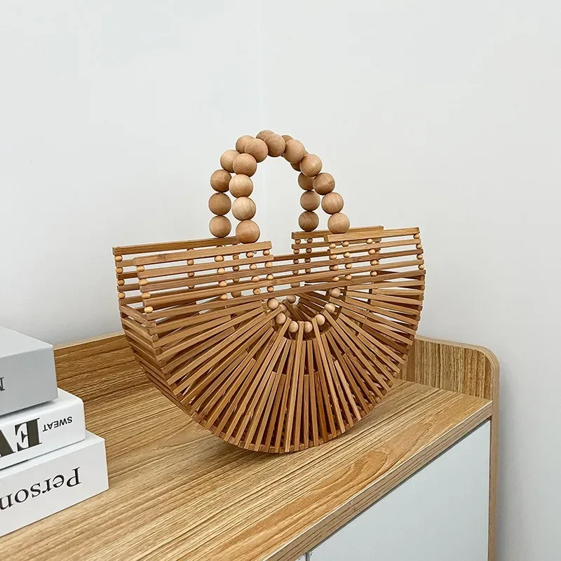 Women Bags Expensive - Bamboo Seeds Bag Woven Pearl Packet
