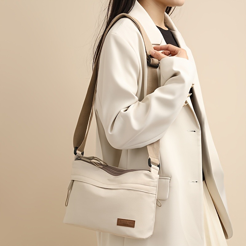 Women Bags Dkny - Simple Solid Color Canvas Bag for
