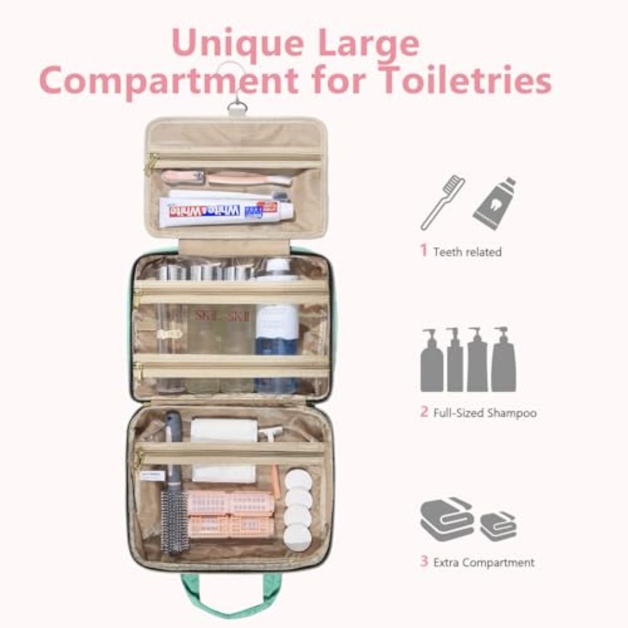 Detachable Travel Toiletry Bag - مراجعة Women Bags Large وسعره