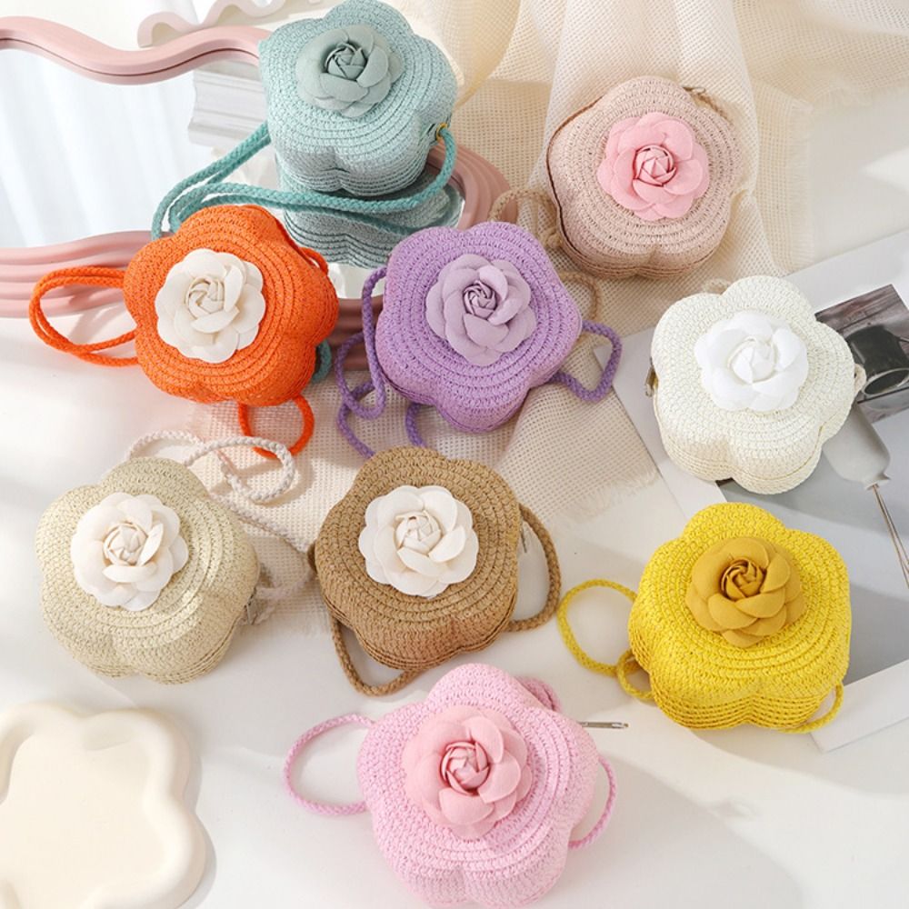 Children's Straw Small Shoulde - مراجعة Woven Straw Bag وسعره