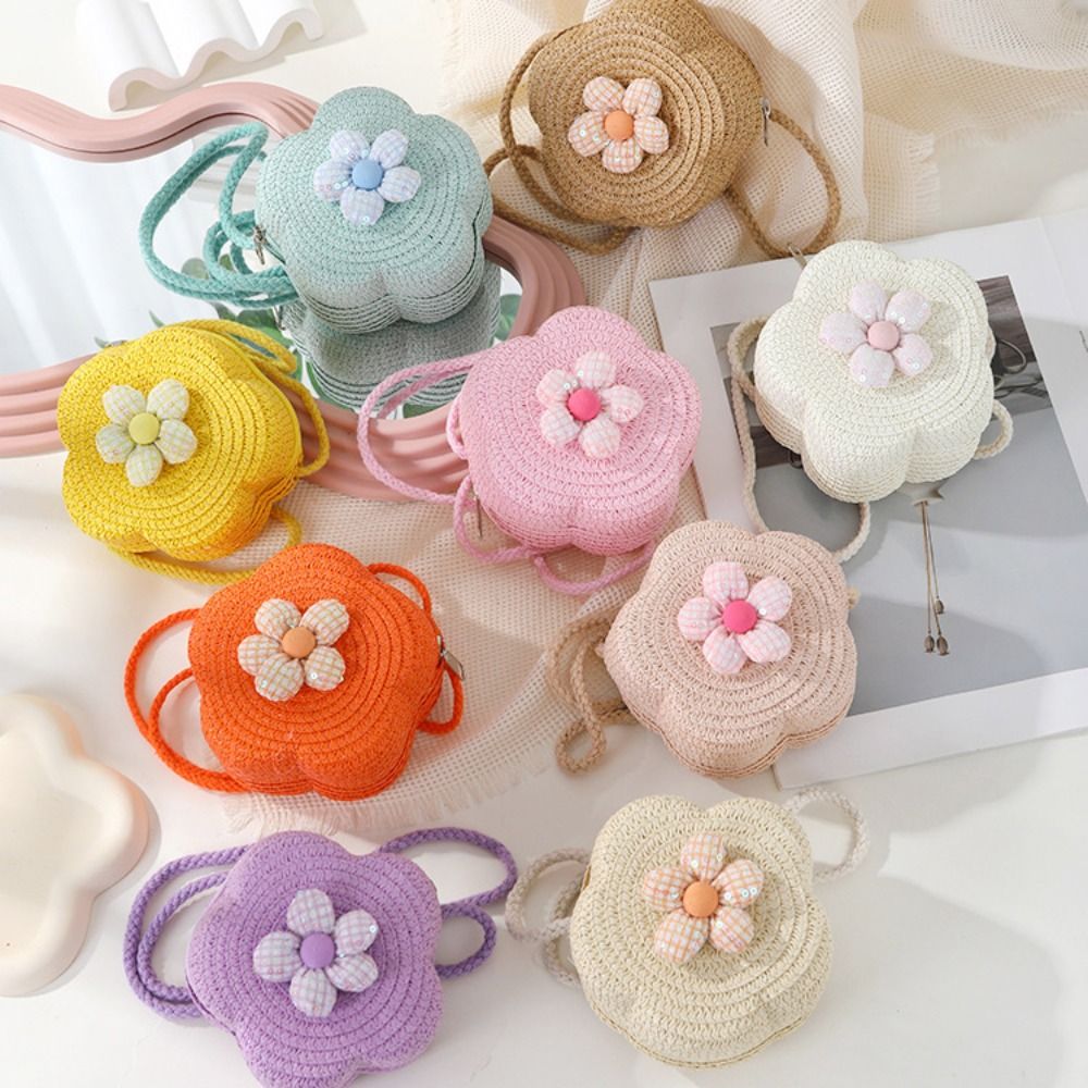 Children's Straw Small Shoulde - مراجعة Woven Straw Bag وسعره