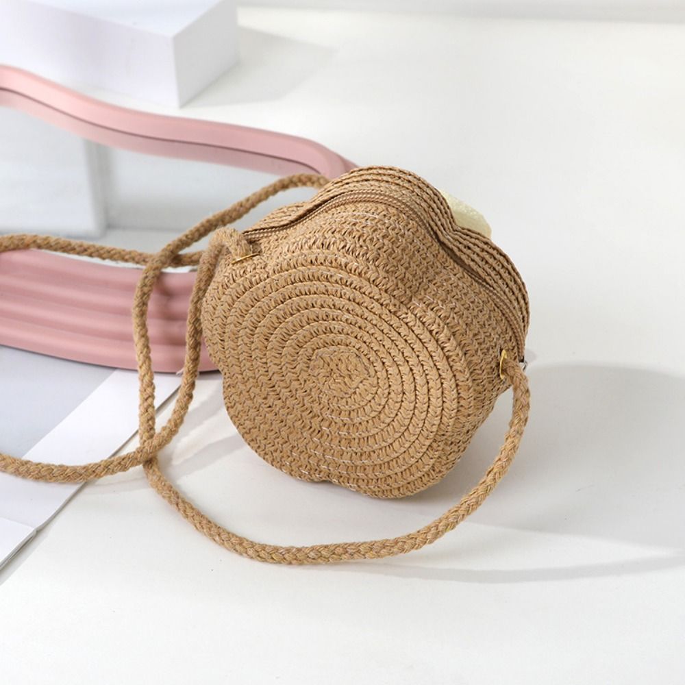 Children's Straw Small Shoulde - مراجعة Woven Straw Bag وسعره