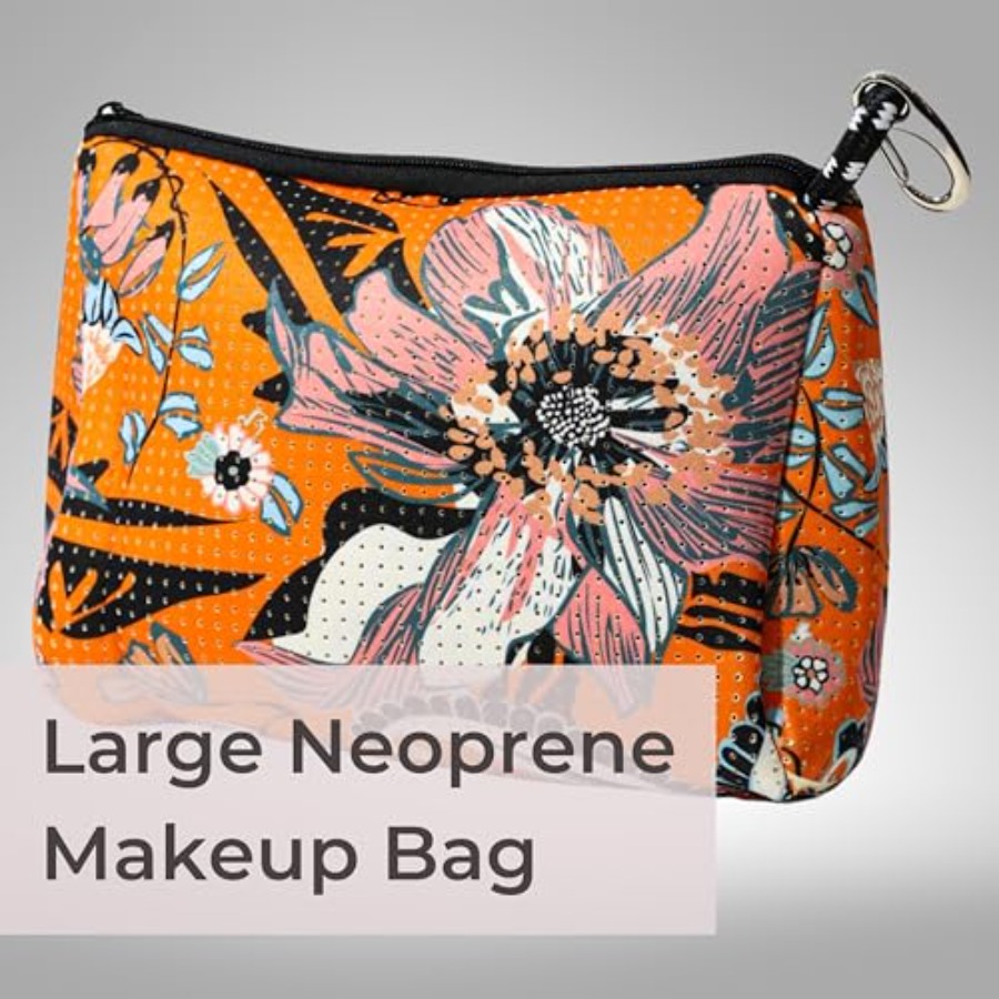 Brand Large Makeup Bag with Zi - مراجعة Women Bags Large وسعره