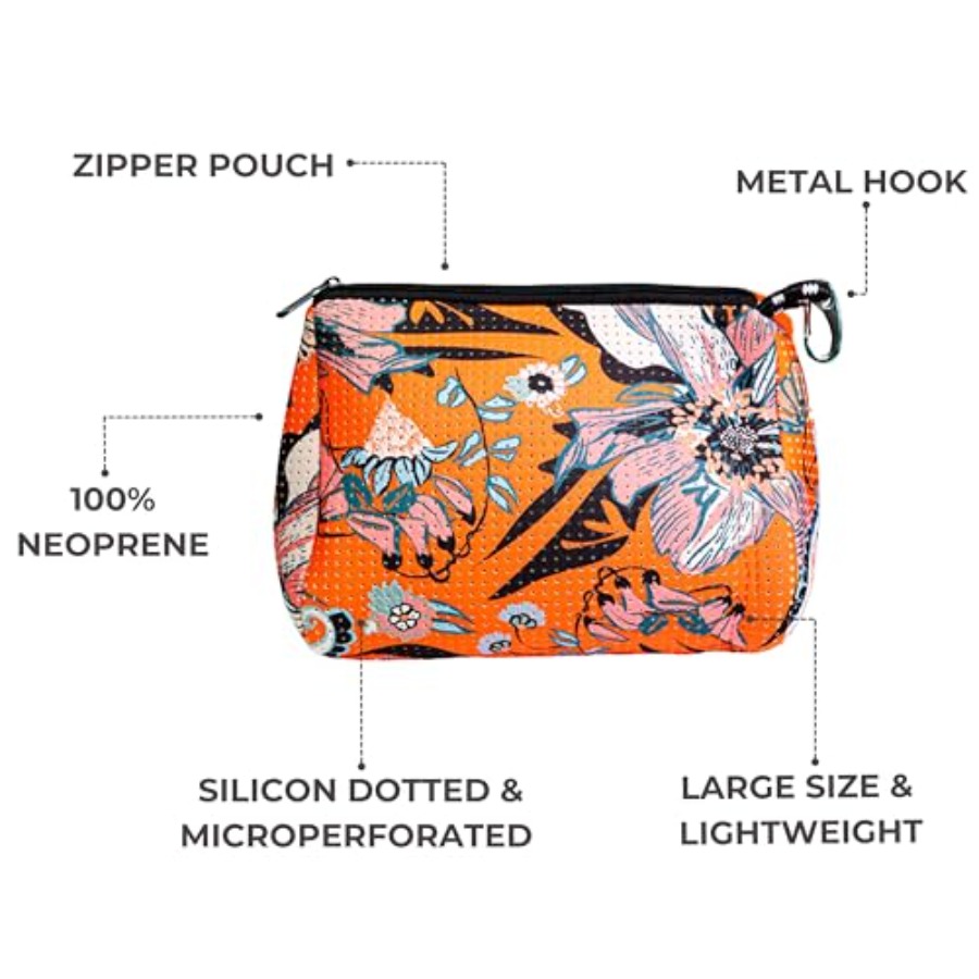 Brand Large Makeup Bag with Zi - مراجعة Women Bags Large وسعره