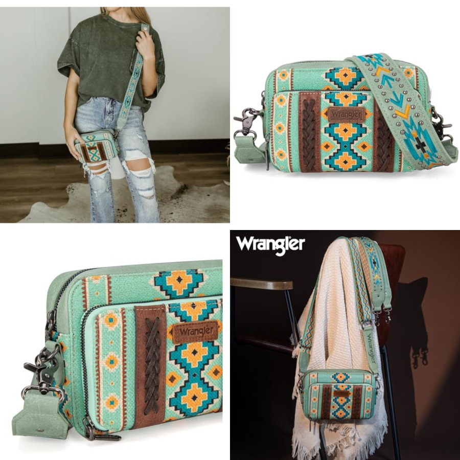 Wrangler Crossbody Bag for Wom - مراجعة Women'S Wrangler Bags وسعره