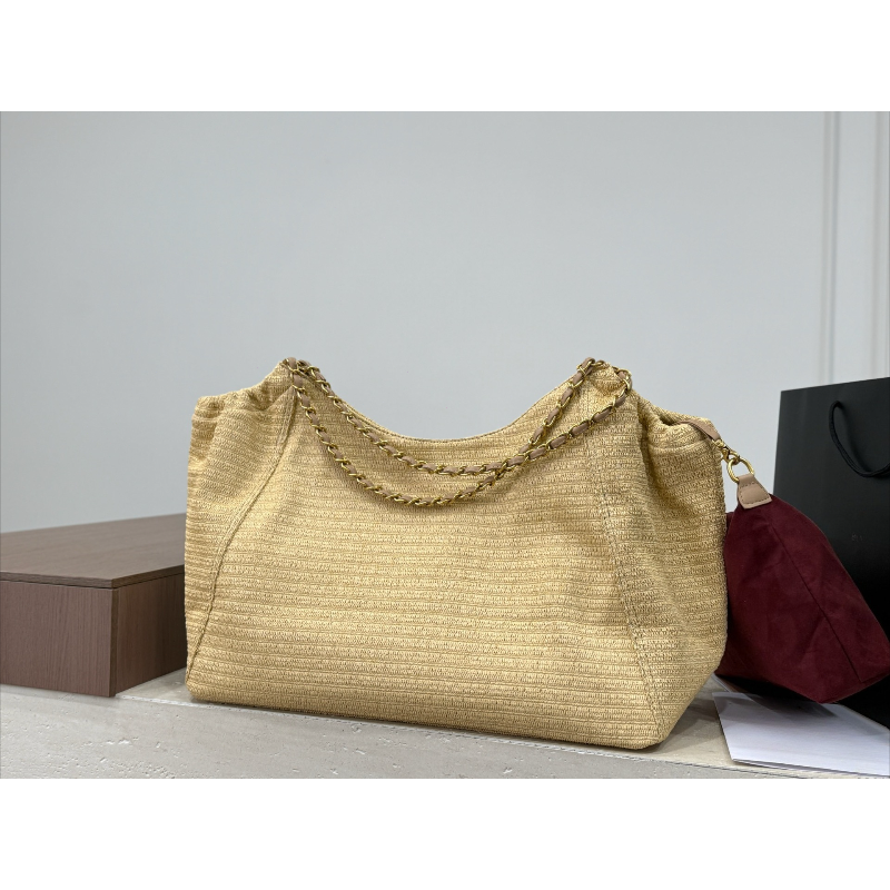 Chain Raffia 2026 Summer Beach - مراجعة Women Bags Large وسعره