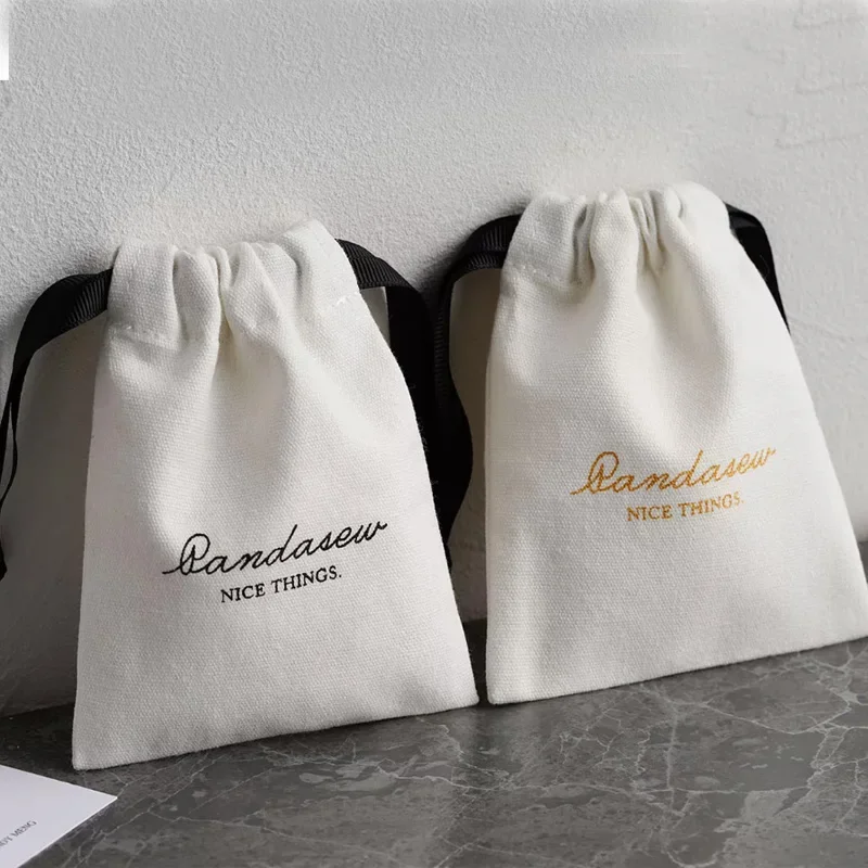 Custom Logo Cotton Jewelry Dra - مراجعة Women Bags For Eid وسعره