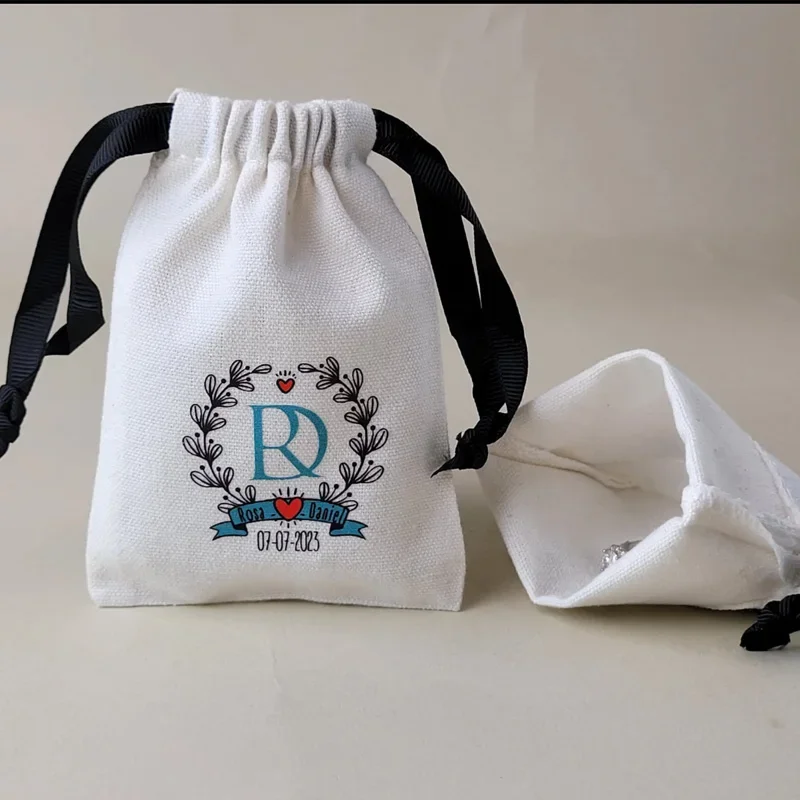 Custom Logo Cotton Jewelry Dra - مراجعة Women Bags For Eid وسعره