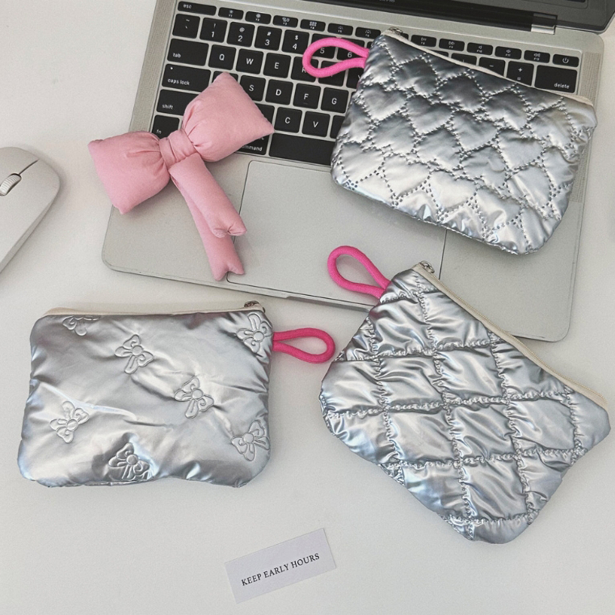 Silver Lingge Bow Pattern Coin - مراجعة Women'S Bags At M&S وسعره