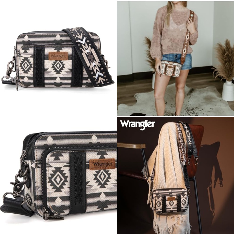 Wrangler Crossbody Bag for Wom - مراجعة Women'S Wrangler Bags وسعره