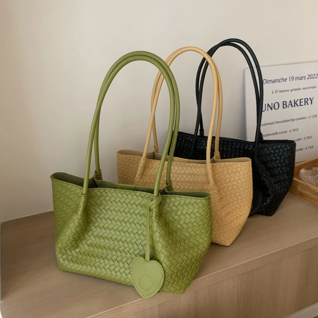 2Pcs/Set Woven Tote Bag for Wo - مراجعة Women Hand Bags For Office وسعره