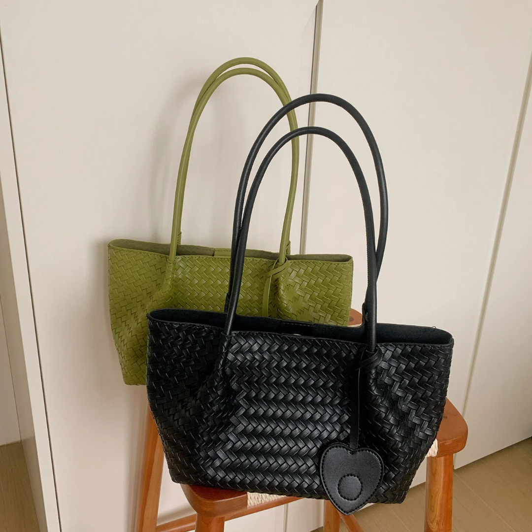 2Pcs/Set Woven Tote Bag for Wo - مراجعة Women Hand Bags For Office وسعره