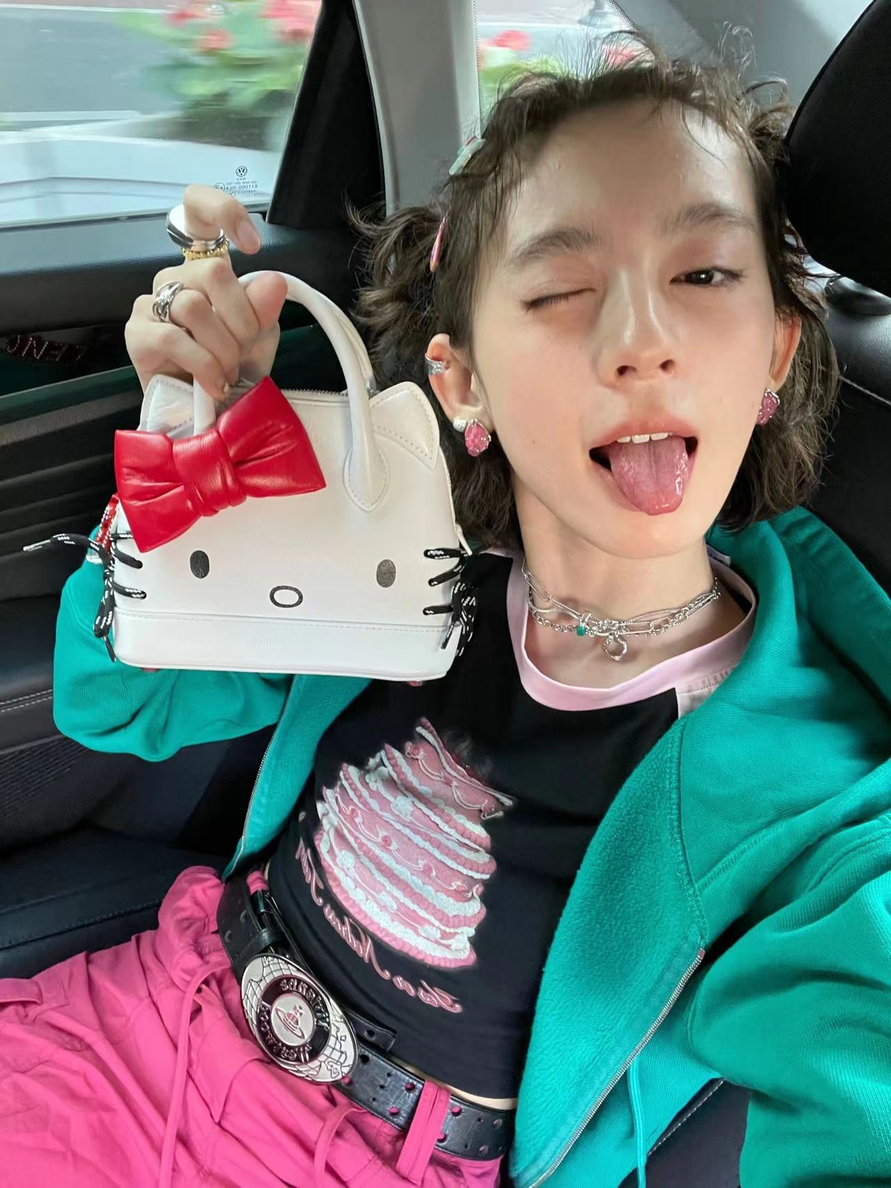 Kwaii Sanrio Hello Kitty Shoul - مراجعة Women Bags Trend 2025 وسعره