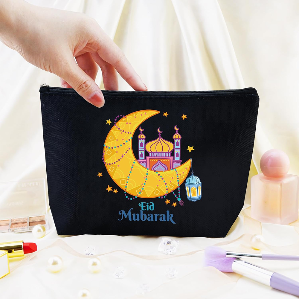 Eid Mubarak Black Canvas Makeu - مراجعة Women Bags For Eid وسعره