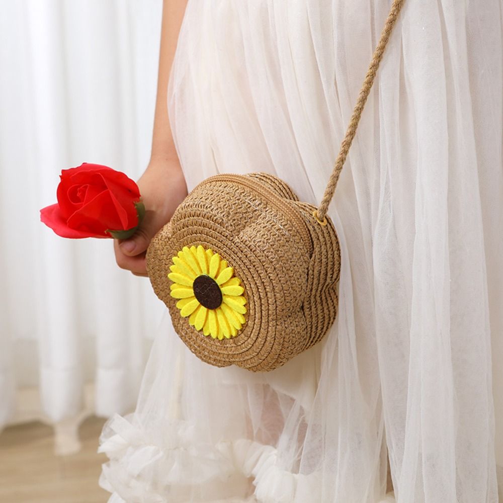 Durable Straw Crossbody Bag Fl - مراجعة Woven Straw Bag وسعره