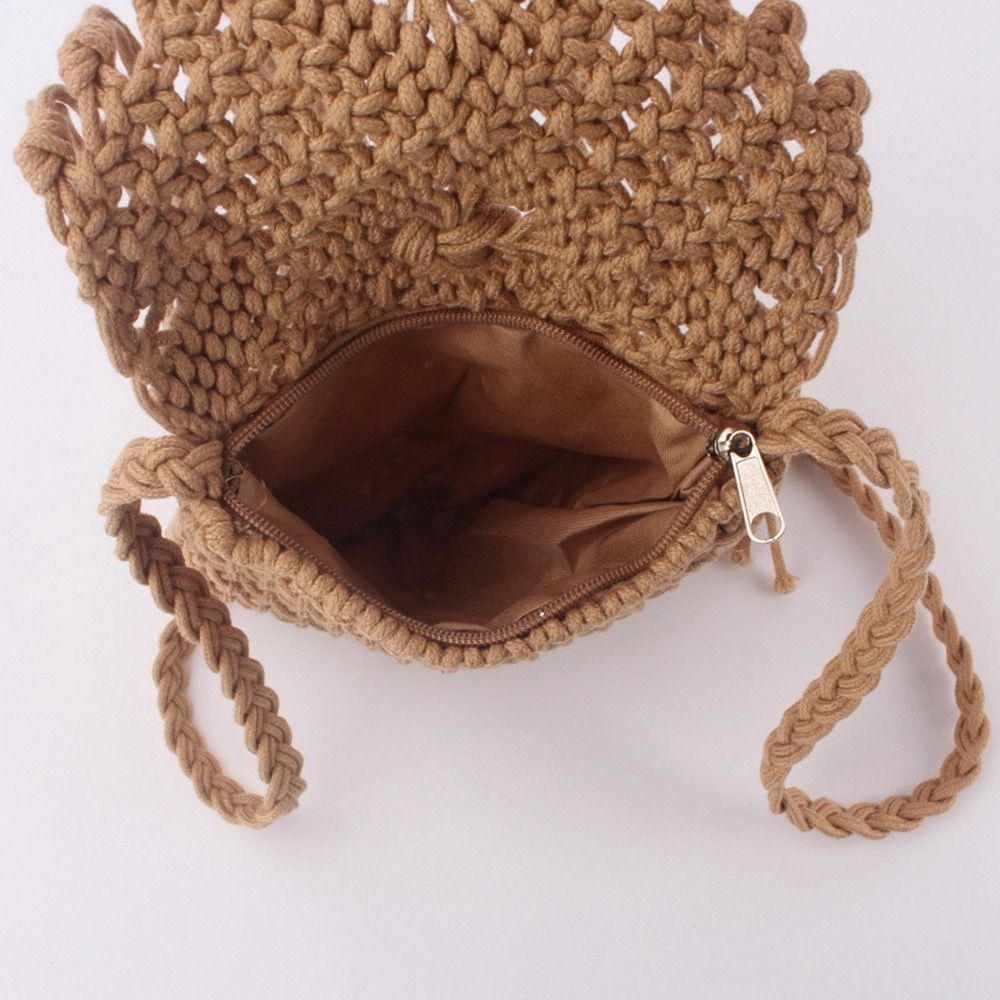 Ethnic Style Woven Straw Bag S - مراجعة Woven Straw Bag وسعره