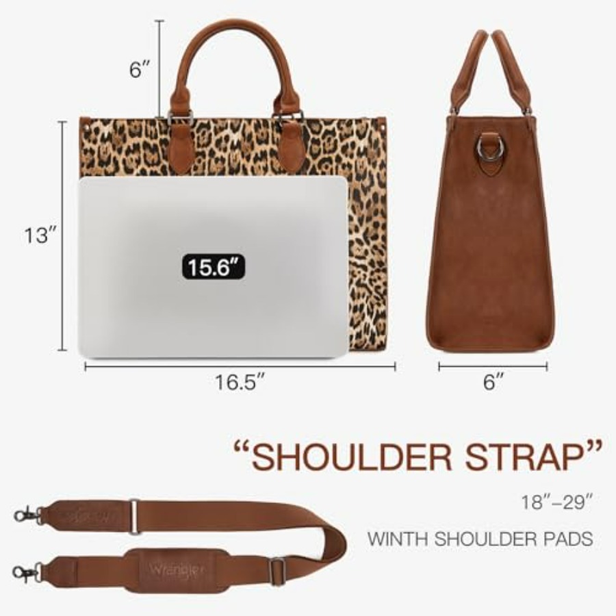 Wrangler Laptop Tote Bag for W - مراجعة Women'S Wrangler Bags وسعره