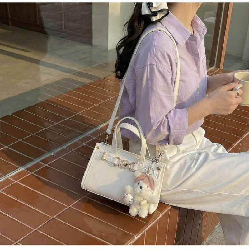 Women's Versatile Solid Color  - مراجعة Women Hand Bags For Office وسعره