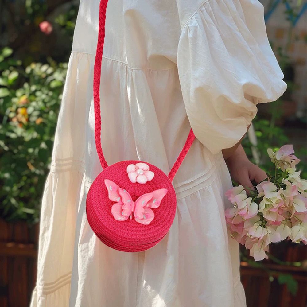 Creative Handmade Kids Straw B - مراجعة Woven Straw Bag وسعره