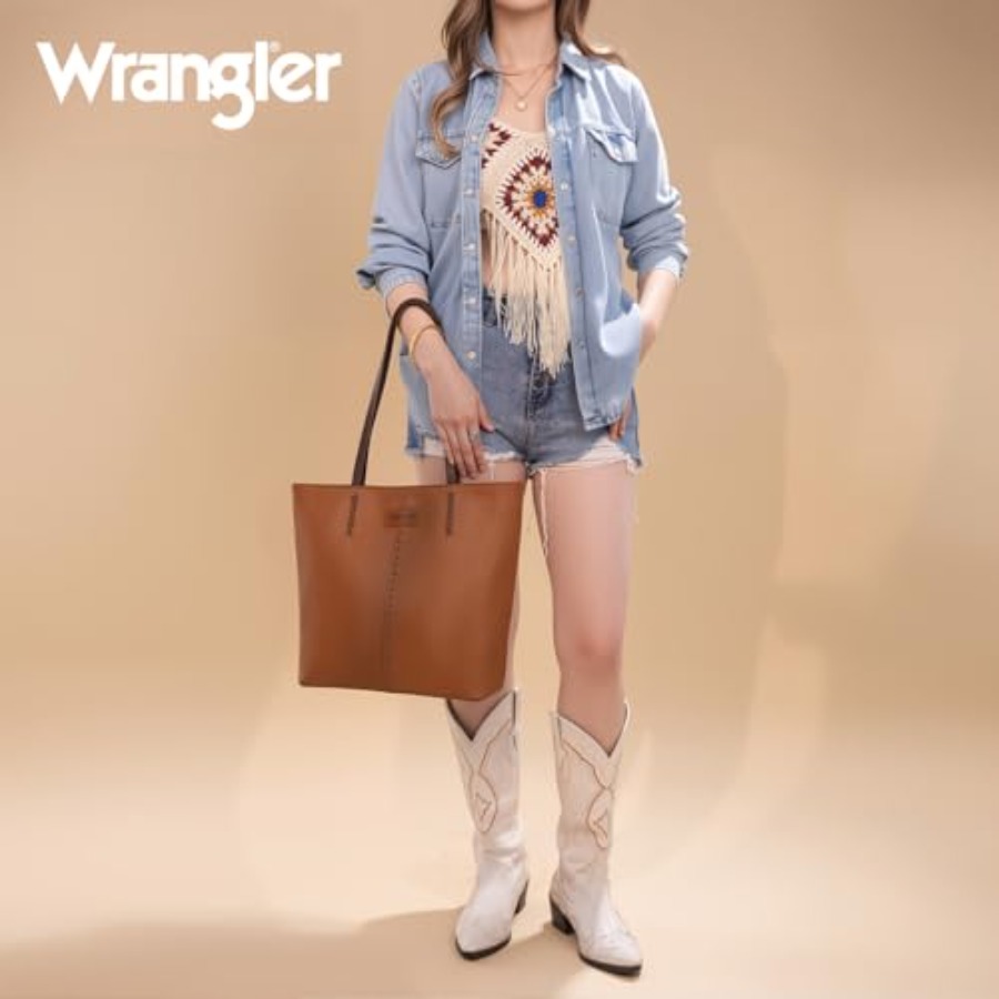 Wrangler Tote Bag for Women Sh - مراجعة Women'S Wrangler Bags وسعره
