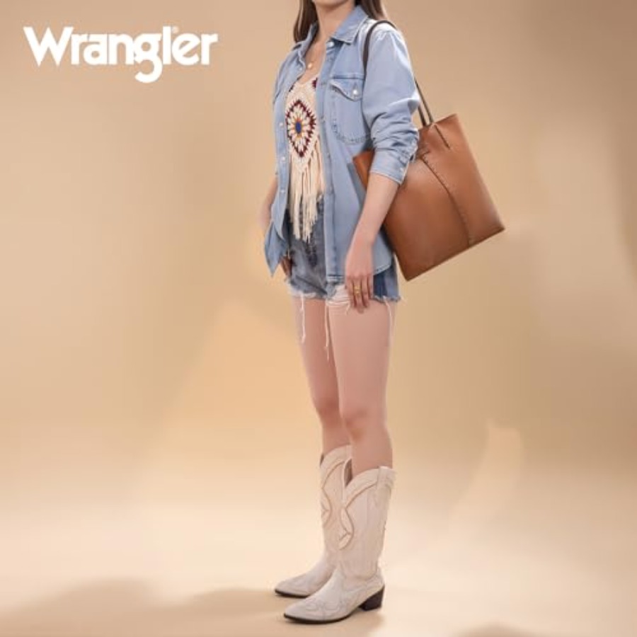 Wrangler Tote Bag for Women Sh - مراجعة Women'S Wrangler Bags وسعره