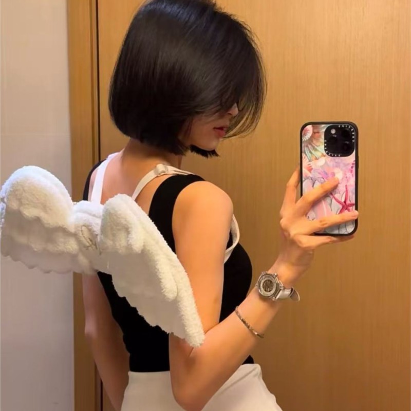 JIAERDI Sweet White Angel Wing - مراجعة Women Bags Trend 2025 وسعره