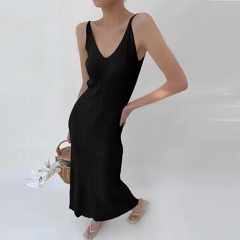 Strap Knitted Dress Summer New - مراجعة Women'S Bags New Look وسعره