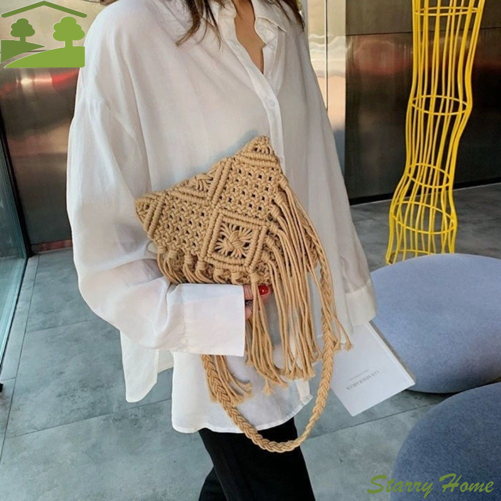 Fashion Ethnic Style Woven Str - مراجعة Woven Straw Bag وسعره