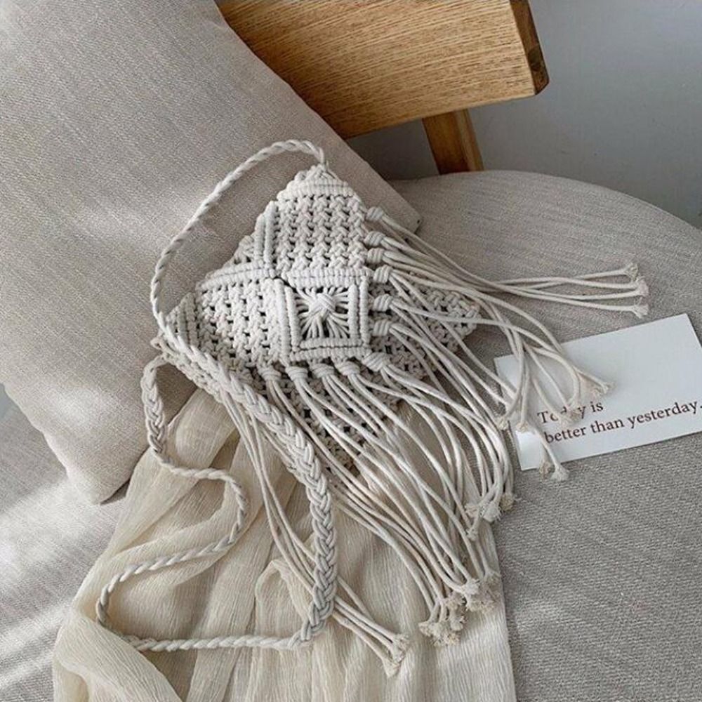 Fashion Ethnic Style Woven Str - مراجعة Woven Straw Bag وسعره