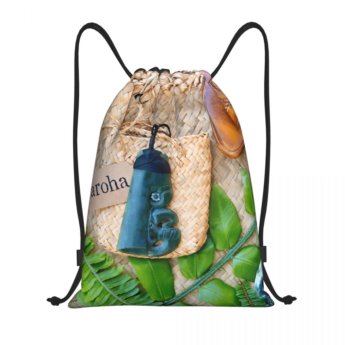 NZ Maoris Theme Drawstring Bag - مراجعة Women Bags Nz وسعره