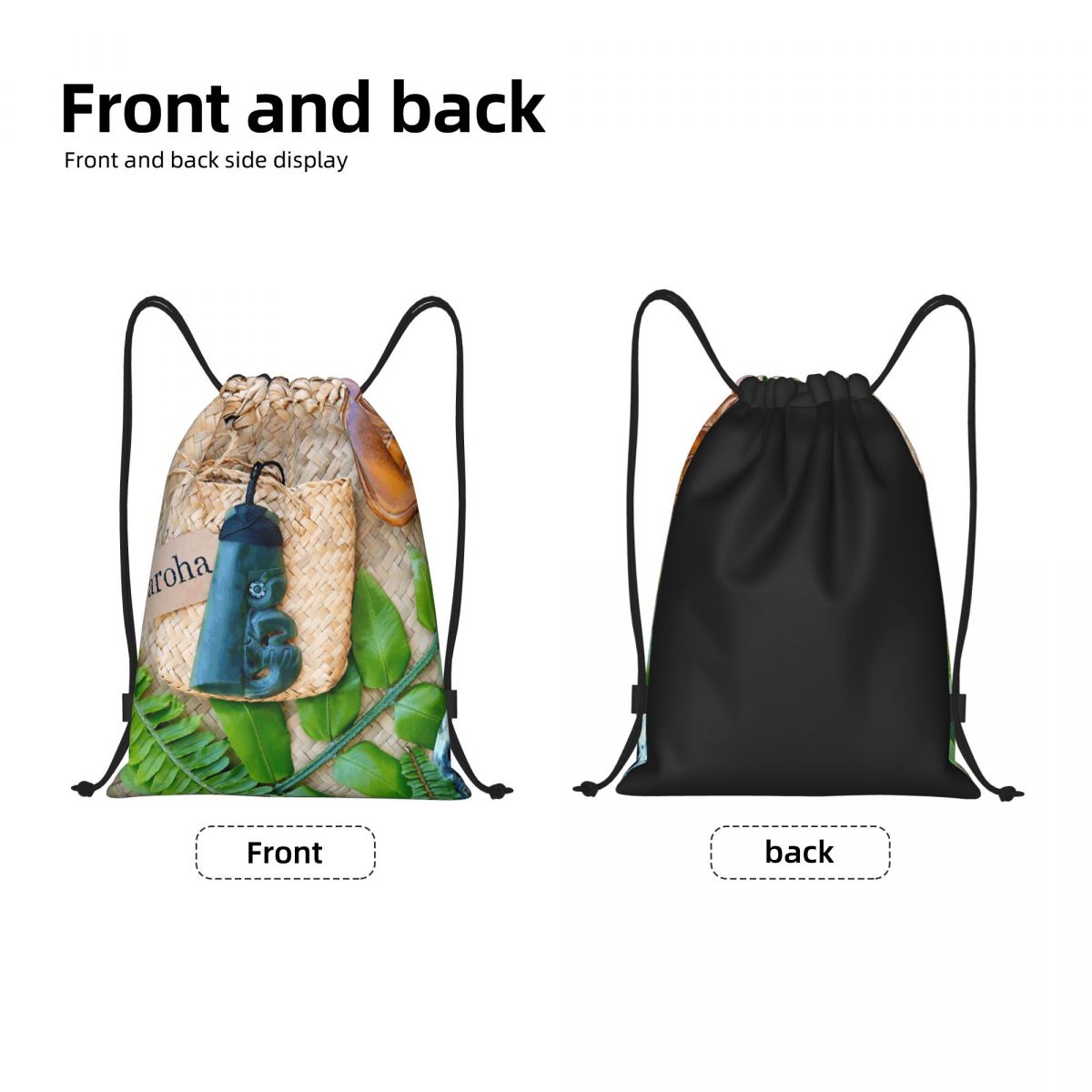 NZ Maoris Theme Drawstring Bag - مراجعة Women Bags Nz وسعره