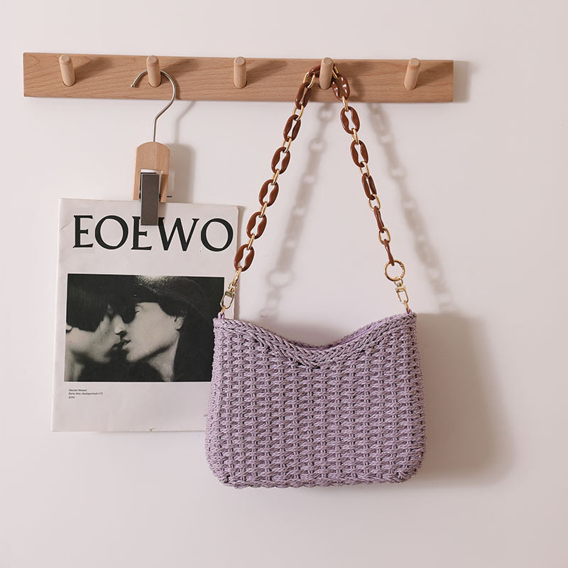 Straw Woven Bag for Women: Sol - مراجعة Woven Straw Bag وسعره