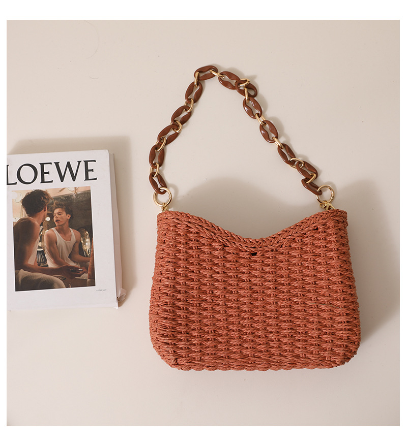 Straw Woven Bag for Women: Sol - مراجعة Woven Straw Bag وسعره