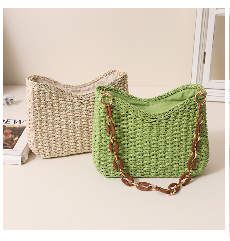 Straw Woven Bag for Women: Sol - مراجعة Woven Straw Bag وسعره