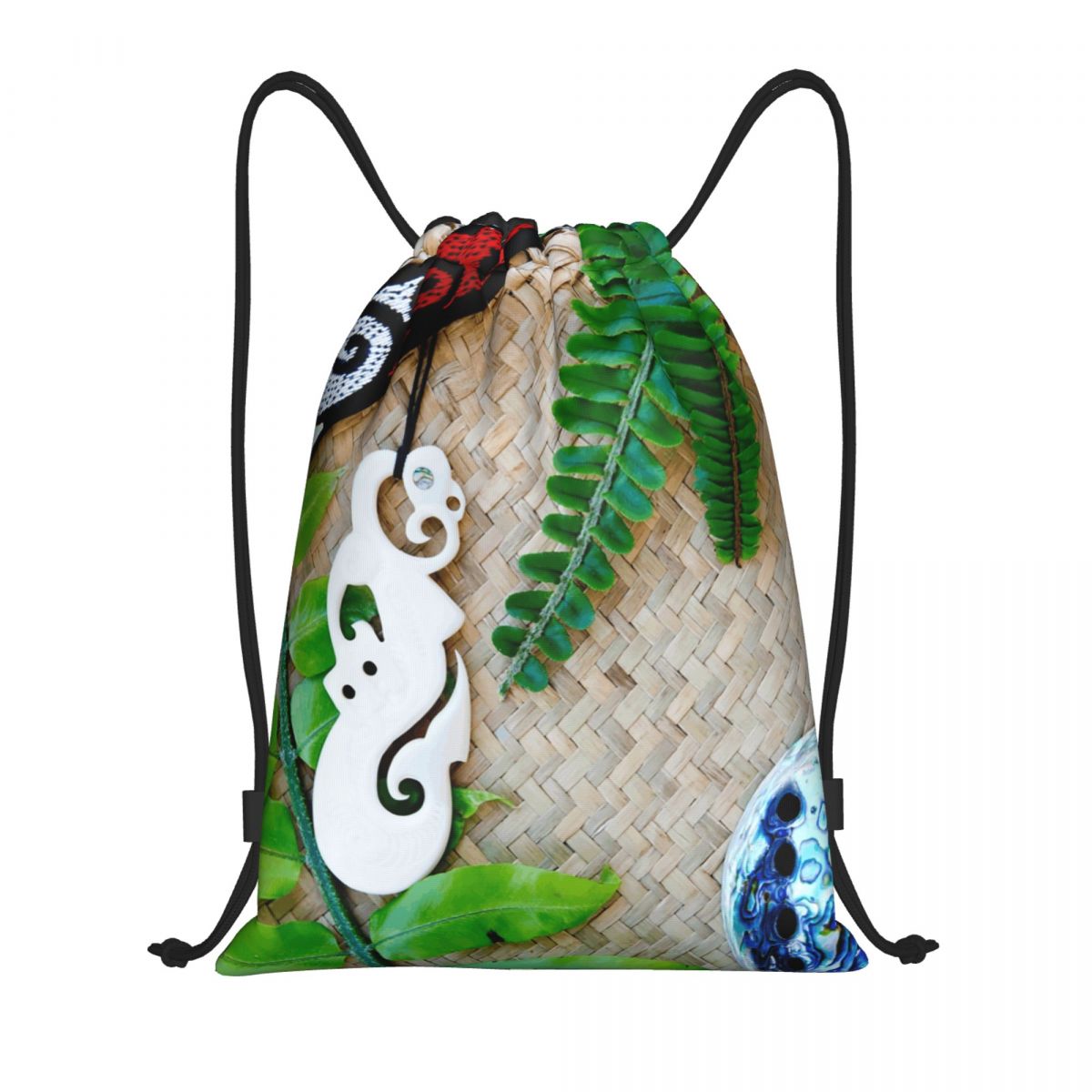 NZ Maoris Theme Drawstring Bag - مراجعة Women Bags Nz وسعره