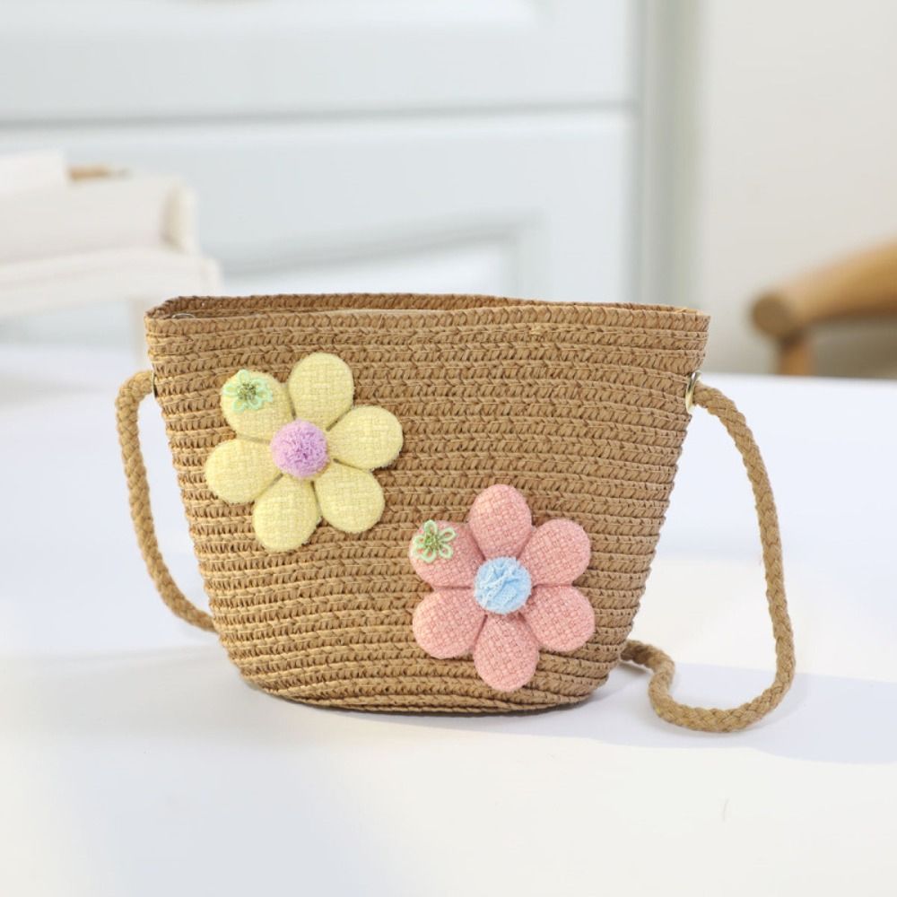 Cute Handmade Woven Girl Flowe - مراجعة Woven Straw Bag وسعره