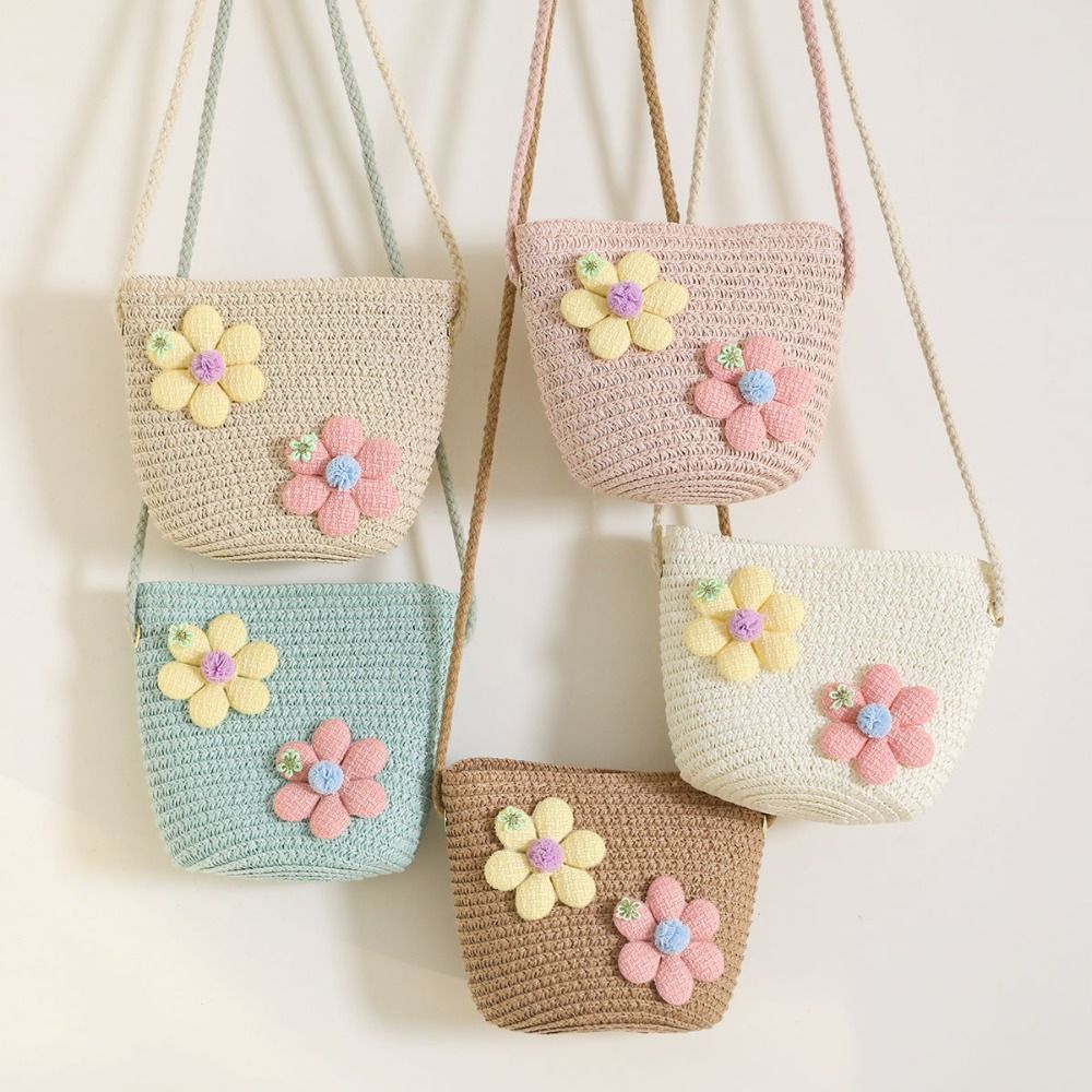 Cute Handmade Woven Girl Flowe - مراجعة Woven Straw Bag وسعره
