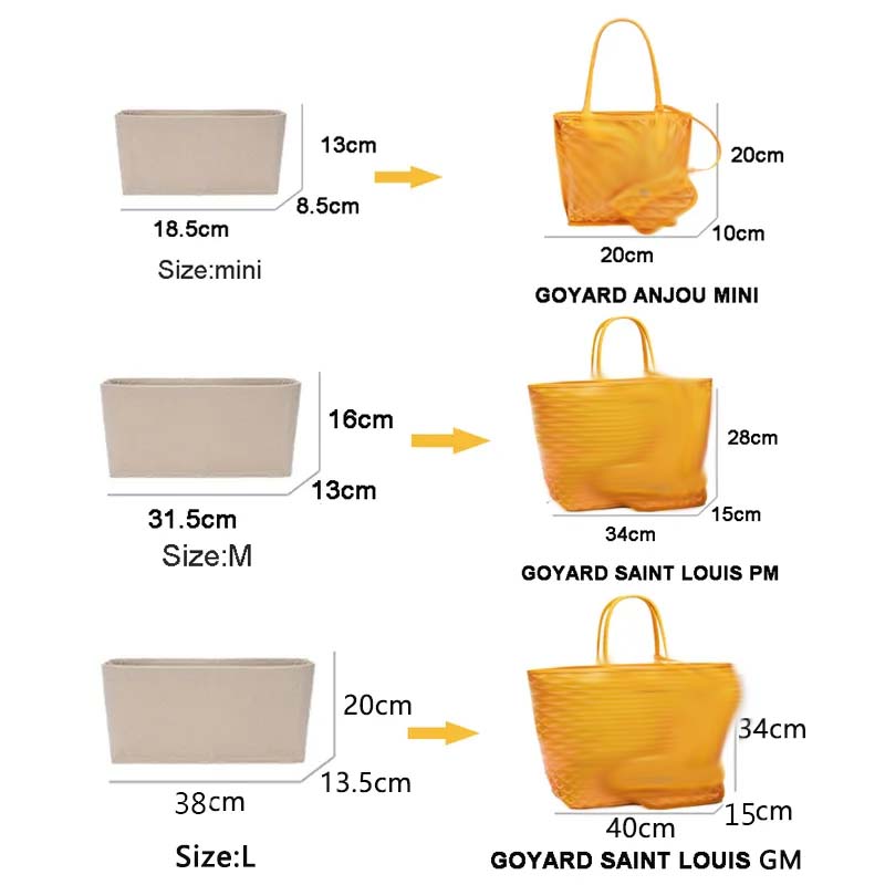 Felt Insert Bag Cosmetic Organ - مراجعة Women Bags Dior وسعره