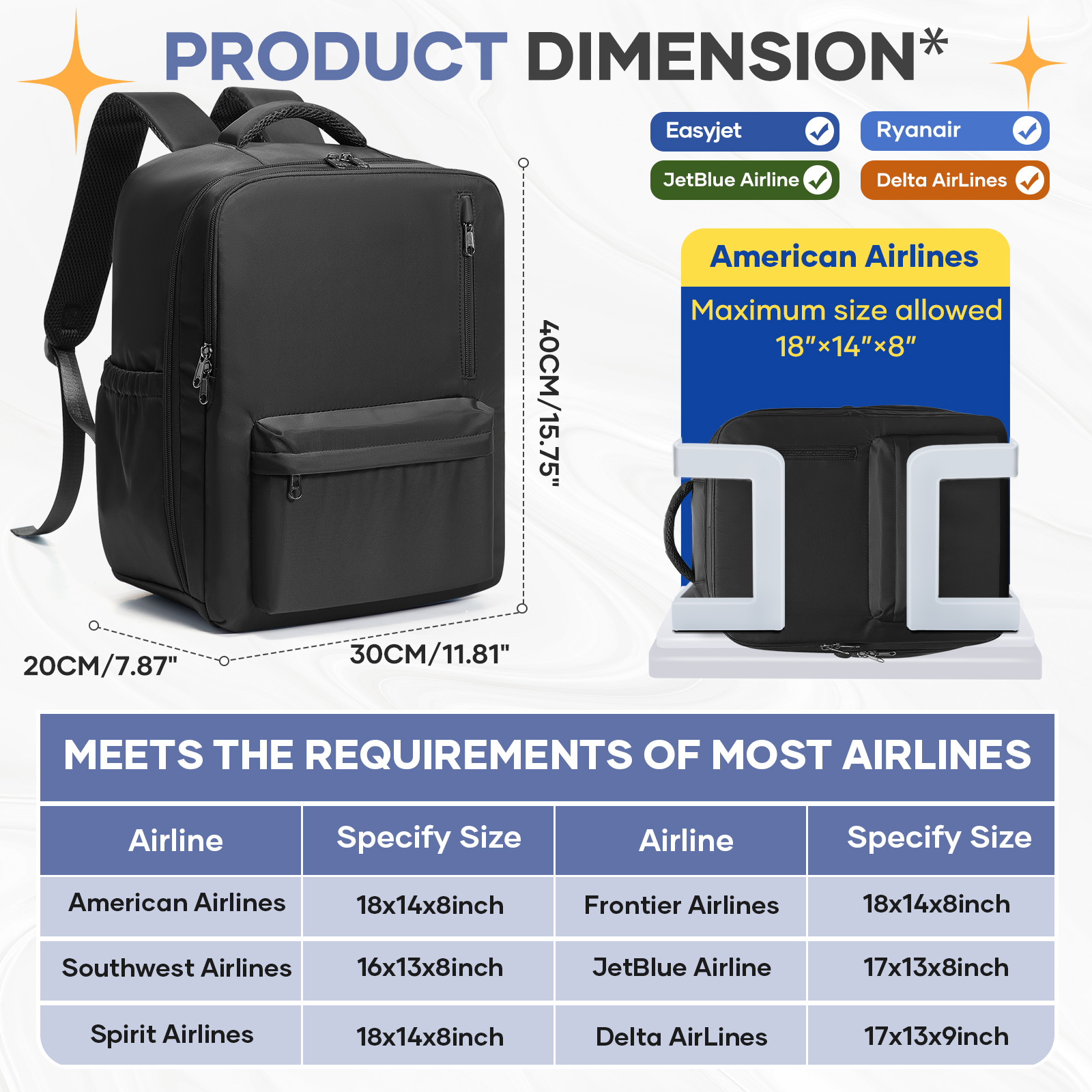 Ryanair Hand Luggage 40x30x20, - مراجعة Women Hand Bags For Office وسعره