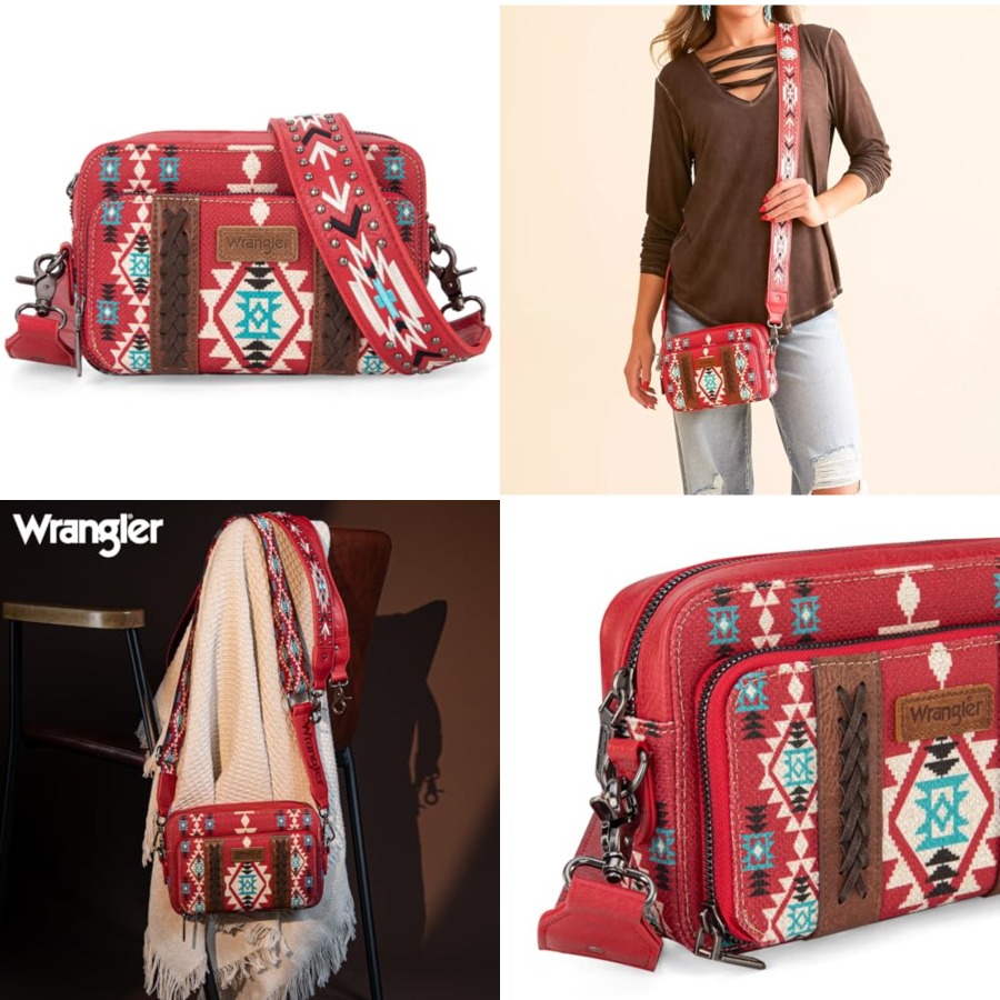 Wrangler Crossbody Bag for Wom - مراجعة Women'S Wrangler Bags وسعره