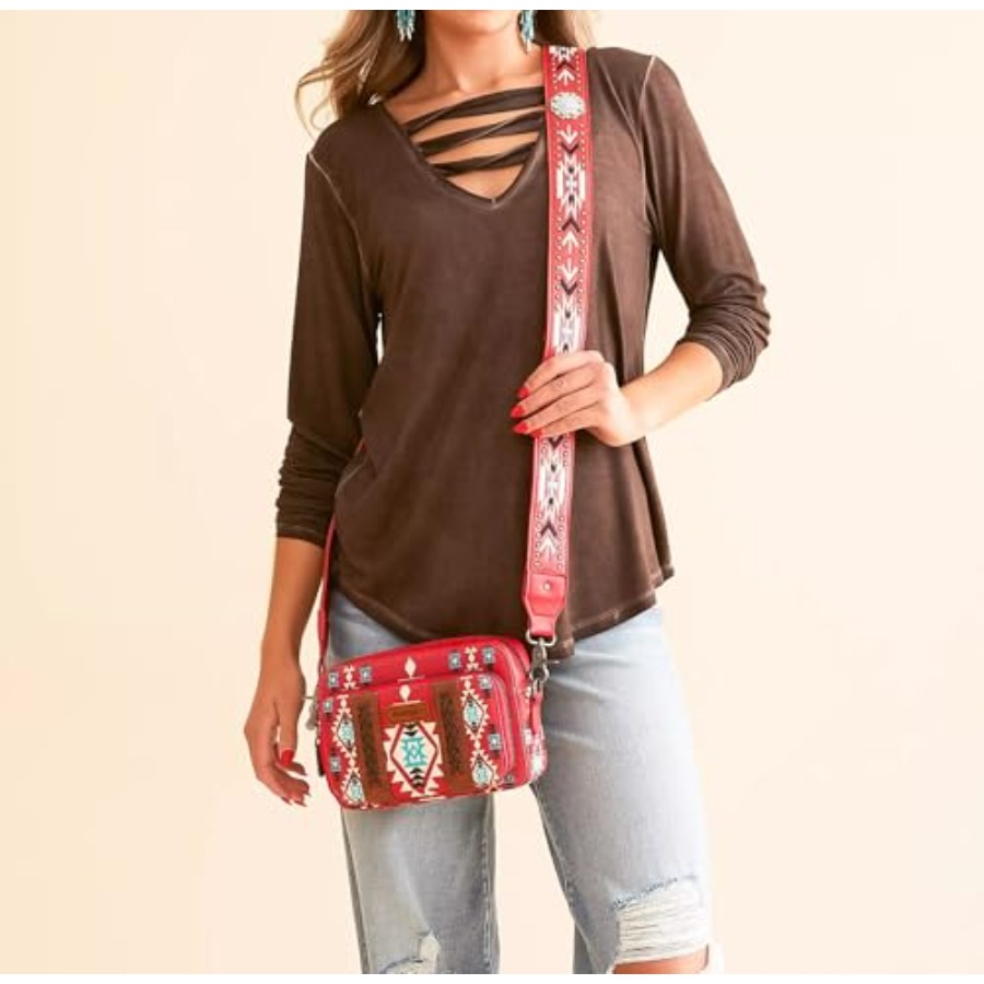 Wrangler Crossbody Bag for Wom - مراجعة Women'S Wrangler Bags وسعره