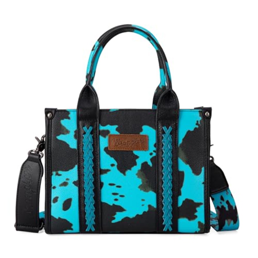 Wrangler Cow Print Tote Bag fo - مراجعة Women'S Wrangler Bags وسعره