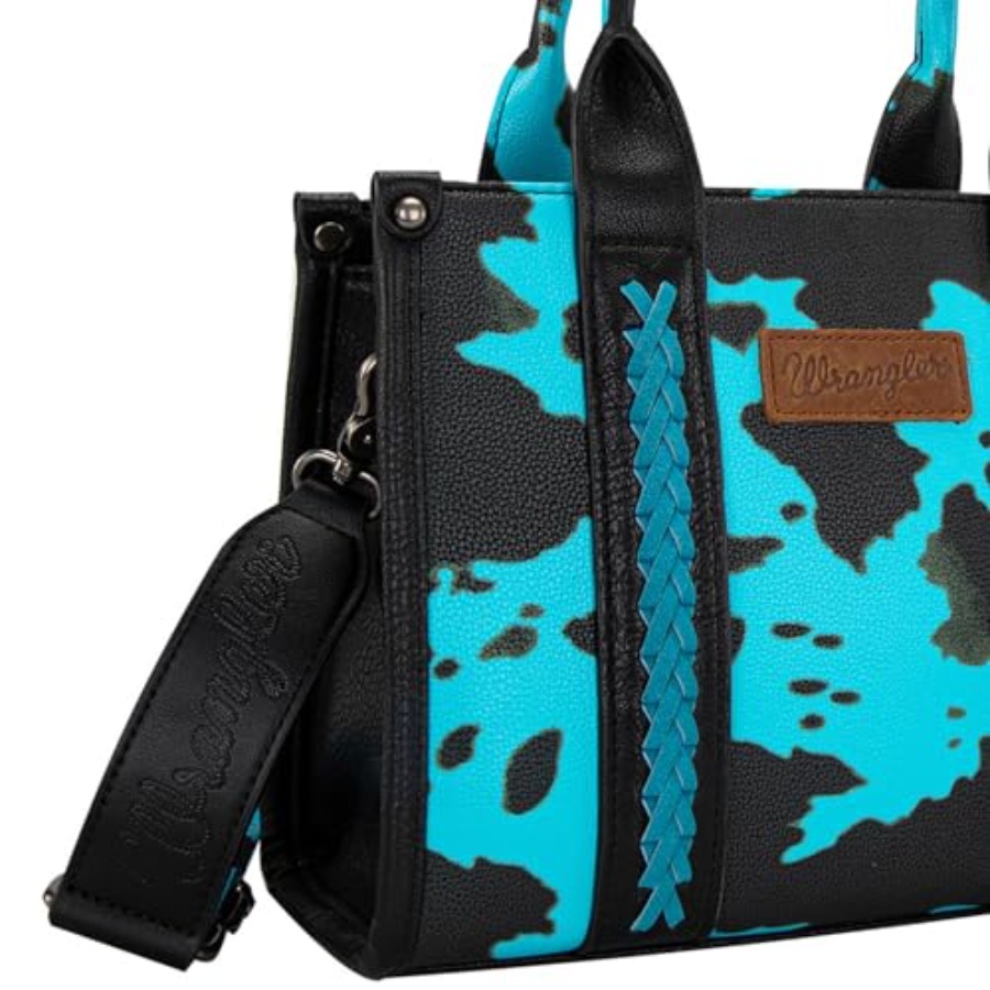 Wrangler Cow Print Tote Bag fo - مراجعة Women'S Wrangler Bags وسعره