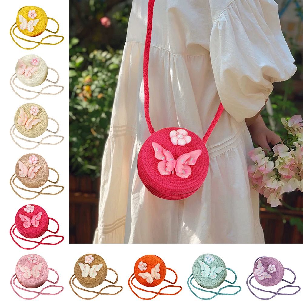 Round Shape Straw Bag Princess - مراجعة Woven Straw Bag وسعره