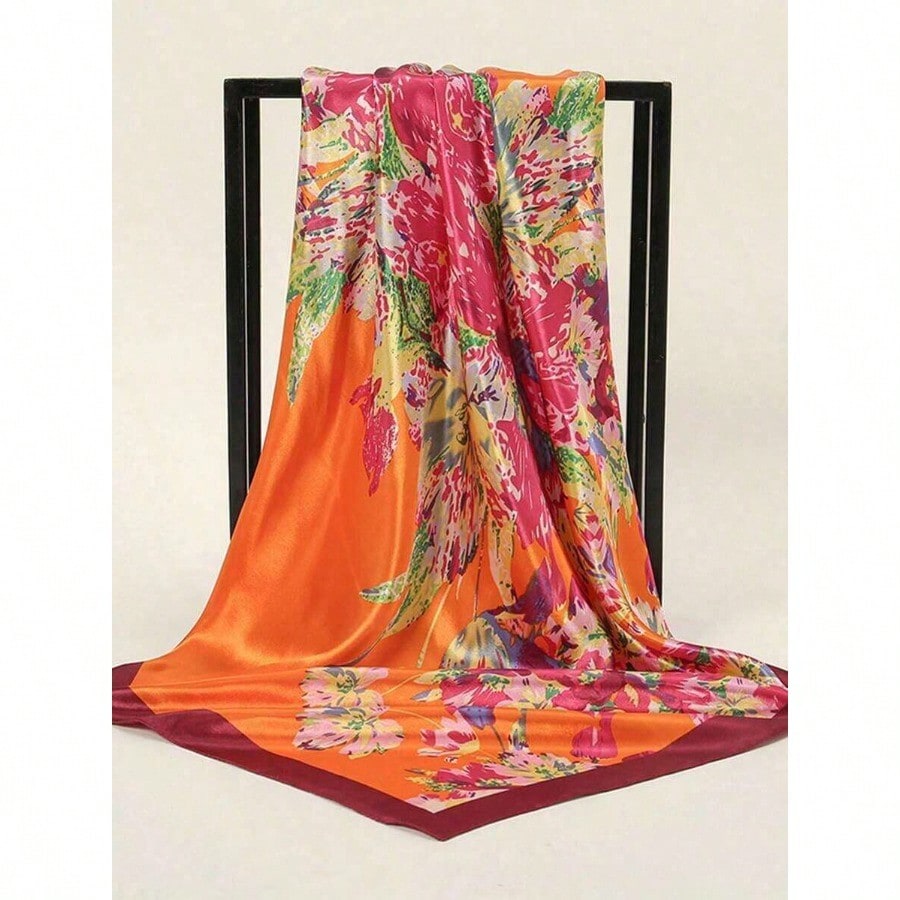 1pc Minimalist Printed Satin S - مراجعة Women'S Bags New Look وسعره