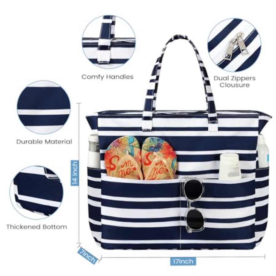 Trifabricy Beach Bags for Wome - مراجعة Women Bags Large وسعره